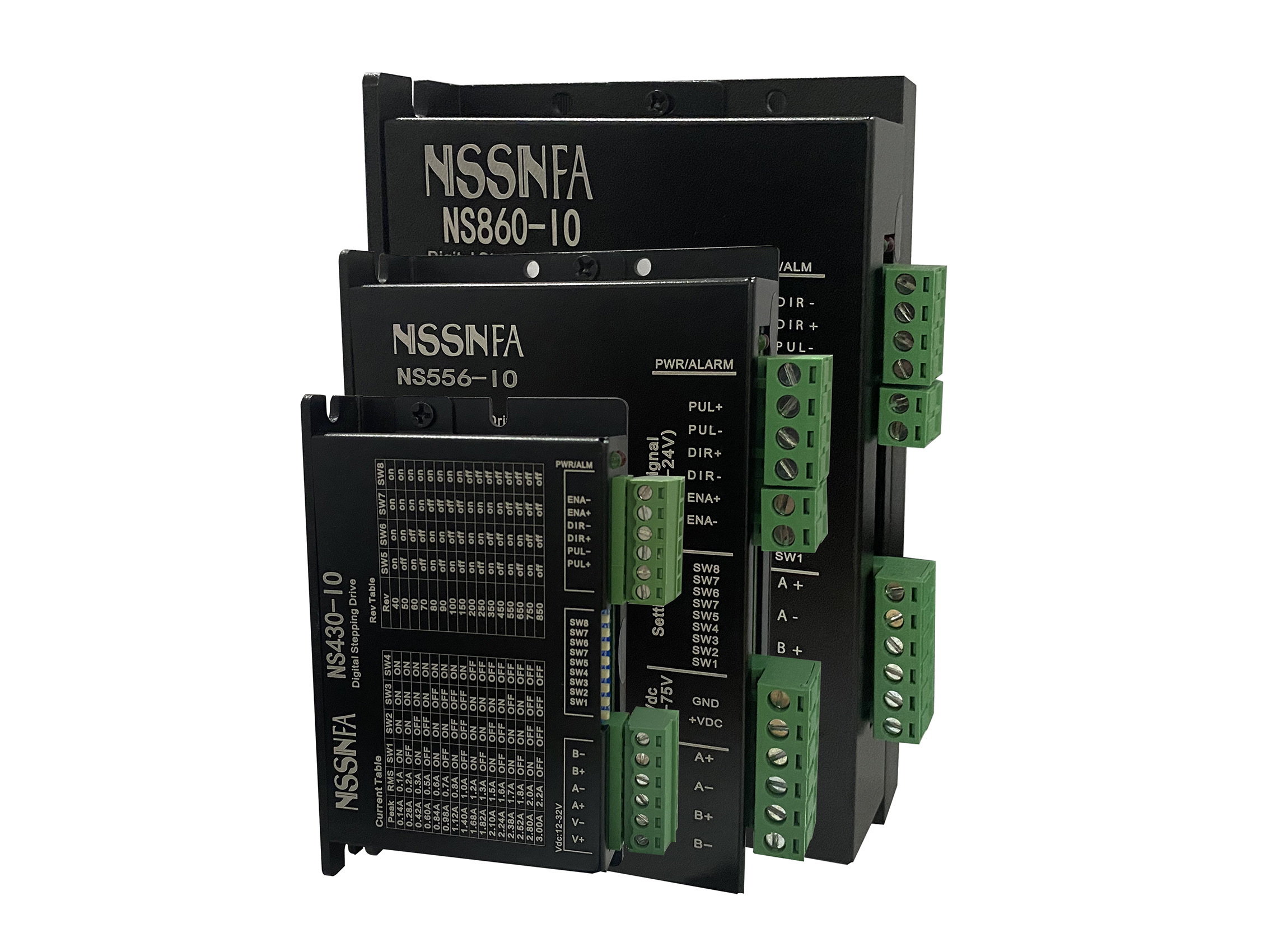 NS430/556/860 IO數(shù)字式兩相步進驅動器